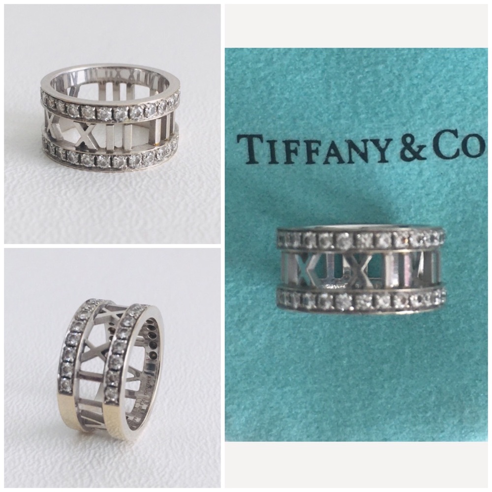 TIFFANY & CO OPEN ATLAS DIAMOND RING